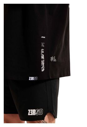 Camiseta de manga corta Z3rod Oversize Vortex Black para hombre