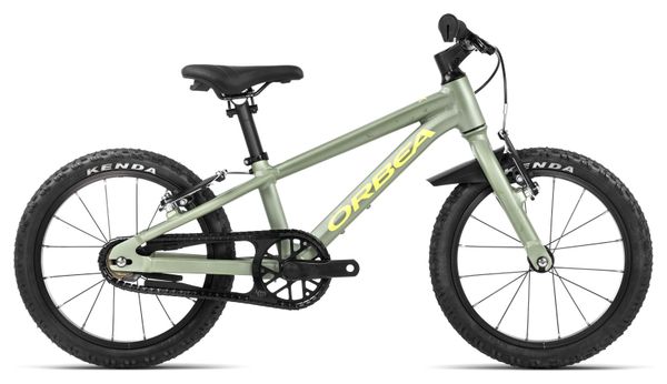 Orbea MX 16 Niños MTB Monovelocidad 16'' Verde Metalizado Alcachofa 2025 3 - 5 Años