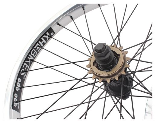 Paire de roues BMX KHE PRISM 20 pouces argent