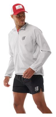 Compressport Aura Men's Gray Windbreaker Jacket