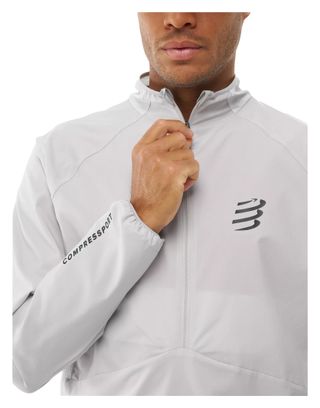 Compressport Aura Men's Gray Windbreaker Jacket