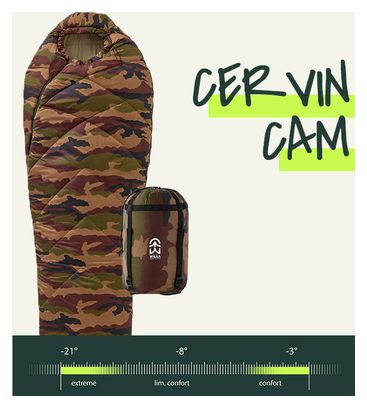 Sac de Couchage Expédition Cervin Camouflage