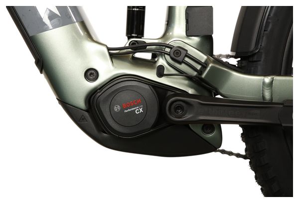 Trek Rail+ 9.7 MTB elettrica a sospensione completa Shimano SLX/XT 12S 800Wh MX (29/27,5'') Grigio/Verde Gen 5