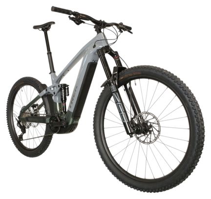 Trek Rail+ 9.7 MTB elettrica a sospensione completa Shimano SLX/XT 12S 800Wh MX (29/27,5'') Grigio/Verde Gen 5