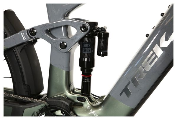 Trek Rail+ 9.7 MTB elettrica a sospensione completa Shimano SLX/XT 12S 800Wh MX (29/27,5'') Grigio/Verde Gen 5