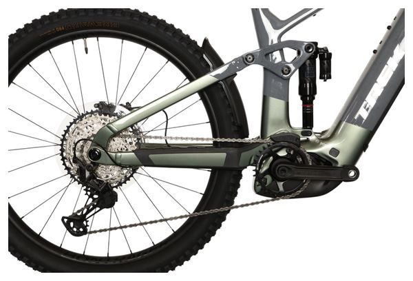 Trek Rail+ 9.7 MTB elettrica a sospensione completa Shimano SLX/XT 12S 800Wh MX (29/27,5'') Grigio/Verde Gen 5