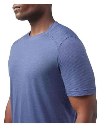 Maillot de manga corta Smartwool Active Mesh Azul para hombre