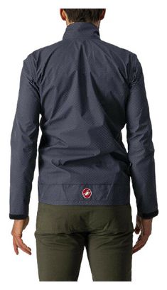 Castelli Commuter Reflex Waterproof Jacket Donkerblauw