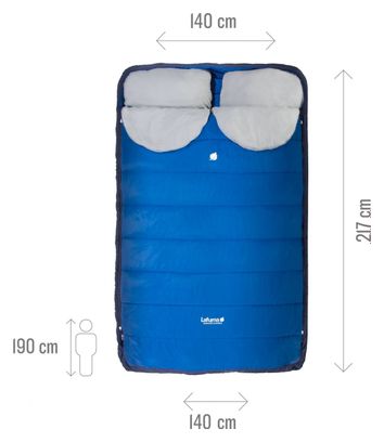 Sleeping Bag Lafuma Nunavüt Double Blue Unisex