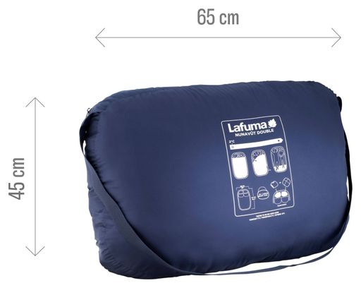 Schlafsack Lafuma Nunavüt Double Blue Unisex