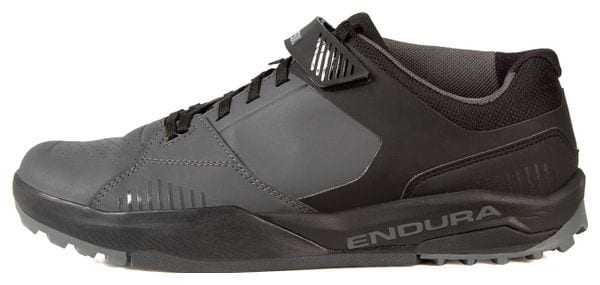 Chaussures VTT Pédales Plates Endura MT500 Burner Gris / Noir 