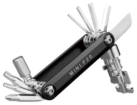 Topeak Mini P20 Multi-Tool Zwart (20 functies)