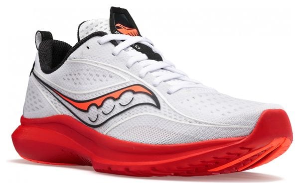 Chaussures Running Saucony Kinvara 13 Blanc Rouge Homme