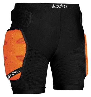 Short de Protection Cairn Proxim D3O Noir/Orange Unisexe