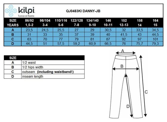 Pantalon randonnée enfant Kilpi DANNY-J