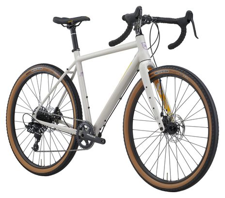 Gravel Bike Kona Rove NRB Sram Apex 1 11V 650b White Porcelain 