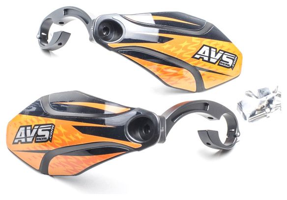 AVS Hand Protector Orange/Black Deco Kit