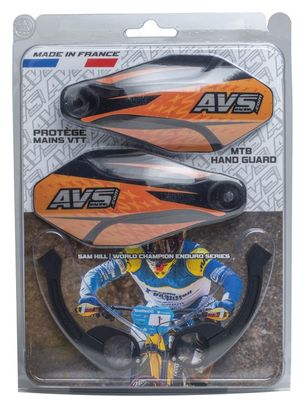 AVS Hand Protector Orange/Black Deco Kit