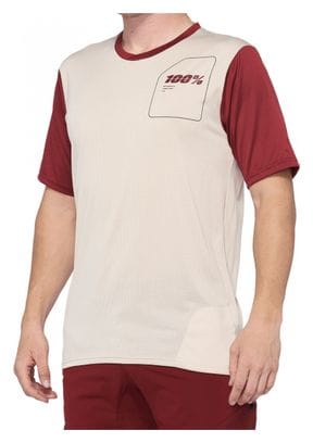 100% Ridecamp Red Short Sleeve Jersey