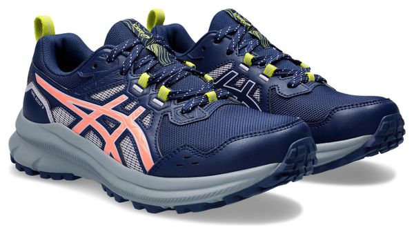 Damesschoenen Trail Running Shoes Asics Trail Scout 3 Blue Pink