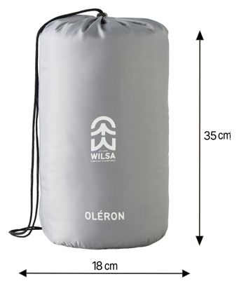 Sac de Couchage Loisir Oléron Gris et rouge