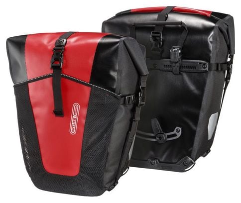 Pair of Ortlieb Back-Roller Pro Classic 70L Red Black Luggage Bags