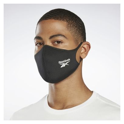 Masques de Protection Reebok Face Cover (Pack de 3) Noir