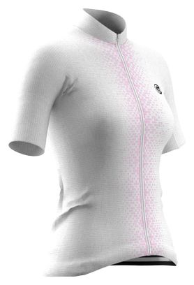 Maillot de Cyclisme Femme UNICA Blanc/Rose