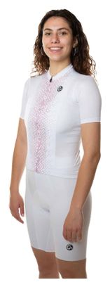 Maillot de Cyclisme Femme UNICA Blanc/Rose