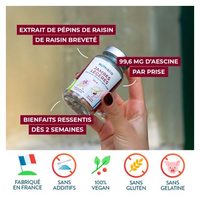 Jambes Légères - Circulation sanguine - 60 gélules