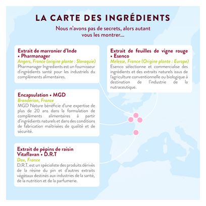 Jambes Légères - Circulation sanguine - 60 gélules