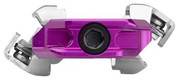 Paar Wolft CTRL Trail Clipless pedalen paars