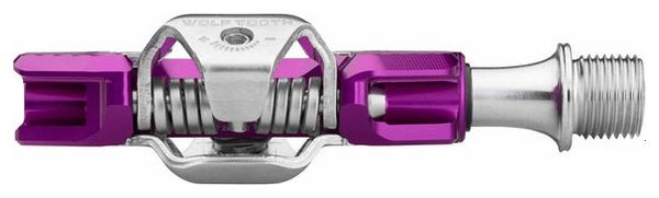 Paar Wolft CTRL Trail Clipless pedalen paars