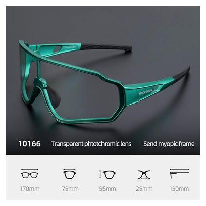 Lunettes de soleil photochromiques ROCKBROS avec protection UV