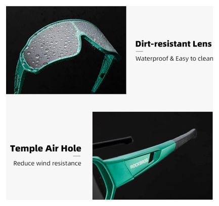 Lunettes de soleil photochromiques ROCKBROS avec protection UV