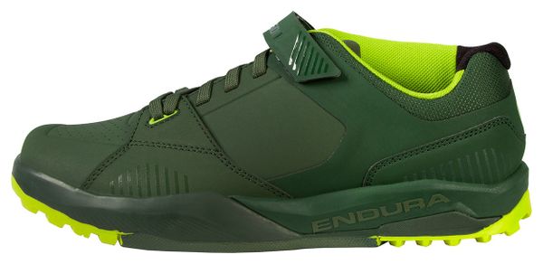 Endura MT500 Burner Platte Pedaalschoenen Groen