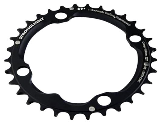TRIPLE CHAINRING DIAM 104 INTERM 32DTS BLACK 4 SPOKES CT2 STRONG 9V