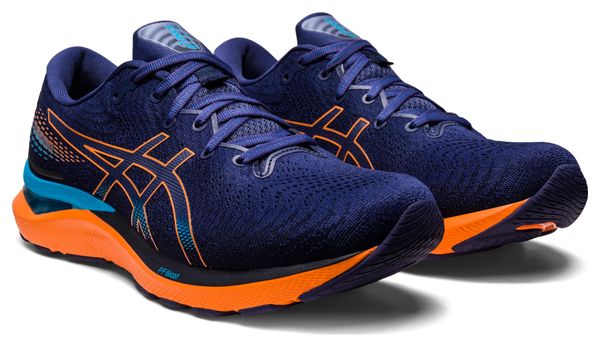 Asics Gel Cumulus 24 Running Shoes Blue Orange