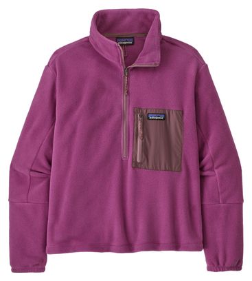 Patagonia Microdini 1/2 Zip Women's Fleece Sweatshirt Pink