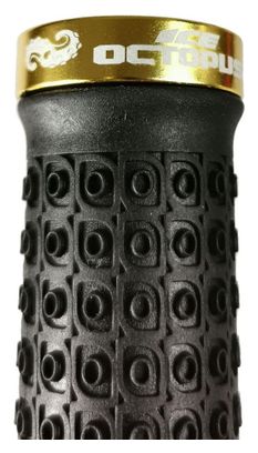 Paire de Grips Ice Octopus Noir Or