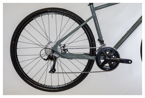 Gravel bike Fluid Shimano Sora 9v Grey / Black