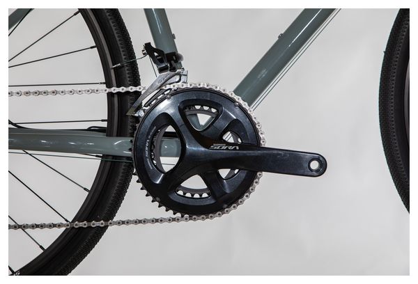 Gravel bike Fluid Shimano Sora 9v Grey Black