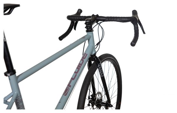 Gravel bike Fluid Shimano Sora 9v Grey / Black