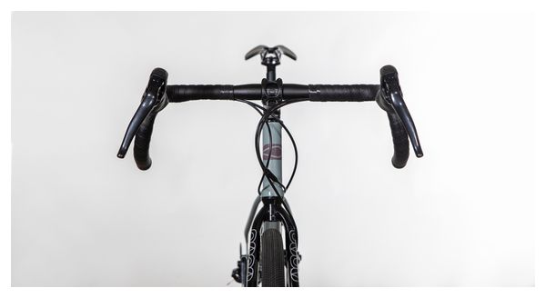 Gravel bike Fluid Shimano Sora 9v Grey / Black