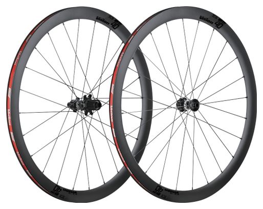 Pair of Vision SC 40 DB Tubeless Wheels | 12x100 - 12x142mm | Centerlock
