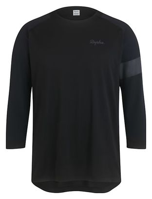 Rapha Trail 3/4 mouw Jersey Zwart