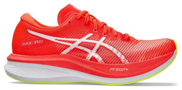 Zapatillas Running Mujer <strong>Asics Magic Speed 3 Rojo</strong> Blanco