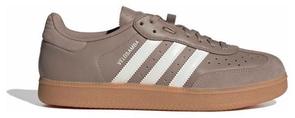 Scarpe da ciclismo adidas Velosamba Leather Marrone/Bianco Unisex