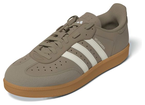 Scarpe da ciclismo adidas Velosamba Leather Marrone/Bianco Unisex