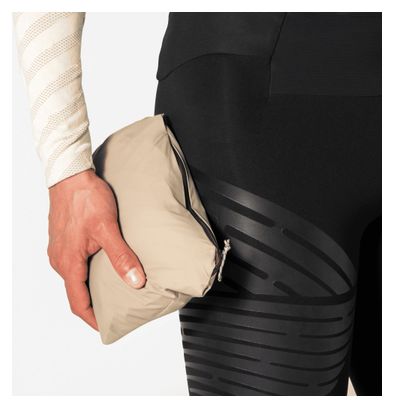 Giacca impermeabile Kiprun Rain Run Perf 900 beige da uomo